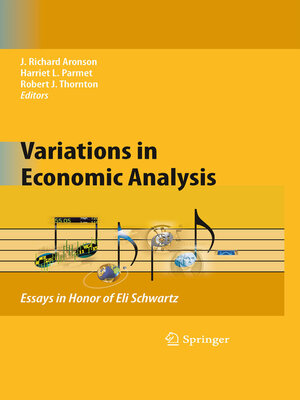 cover image of Variations in Economic Analysis